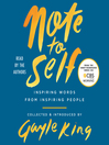 Cover image for Note to Self